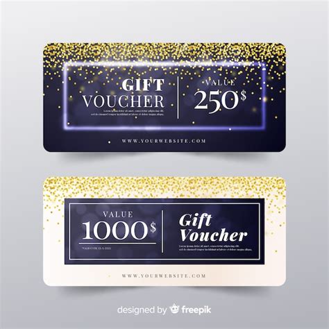 gift voucher freepik